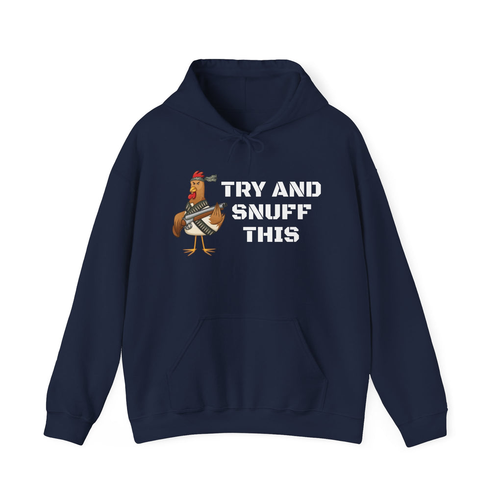 TACTICAL CHICKEN Unisex Heavy Blend Hooded Sweatshirt BearIndependent