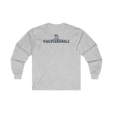 UNGOVERNABLE 3X-5X Ultra Cotton Long Sleeve Tee