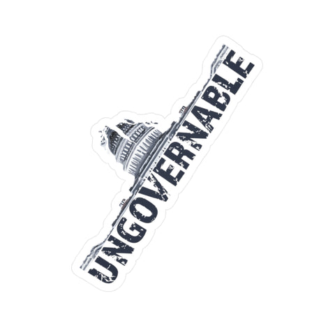 UNGOVERNABLE Kiss-Cut Vinyl Decal